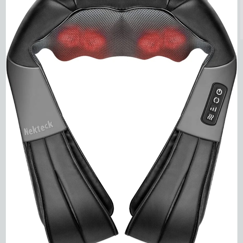 Homedics Black Massage Cushion with Heat